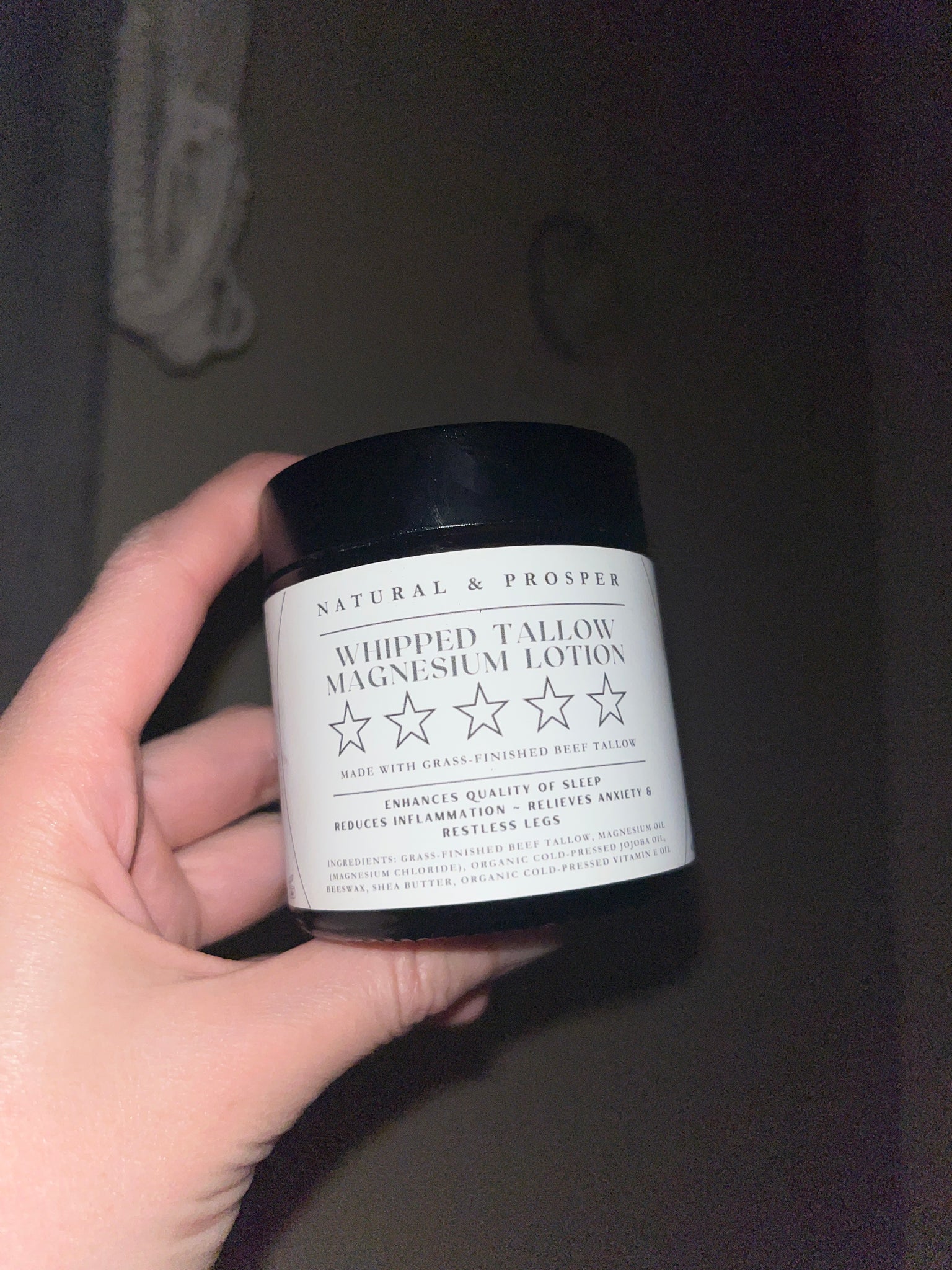 Whipped Tallow Magnesium Lotion